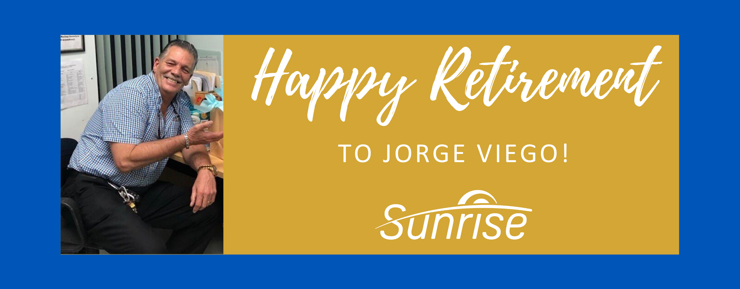 Bonne retraite, Jorge!