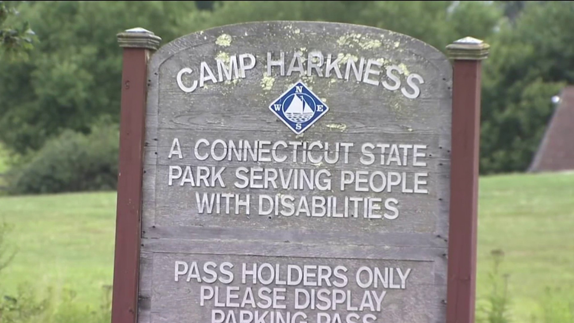 Camp Harkness Sign.